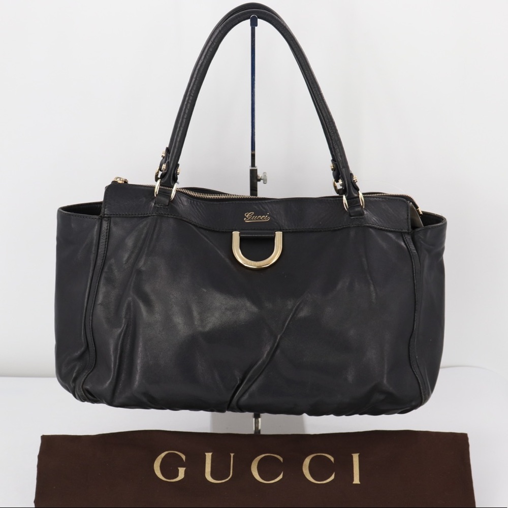 💎✨Authentic✨💎GUCCI Black Leather Handbag